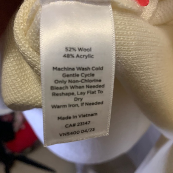 Talbots Milano Stitch Johnny Collar Sweater - Picture 5 of 5